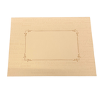 Luxury cream Buddy Mayote Christmas card envelope with festive greetings and decorative address panel