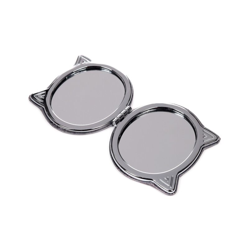 Beans & Co Cat Face Leatherette Compact Mirror - 3 Designs