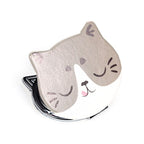 Beans & Co Cat Face Leatherette Compact Mirror - 3 Designs