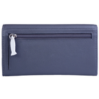 Back of Mala Leather Midnight Cats Matinee Purse