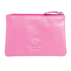 Mala Leather pinky cat coin purse reverse