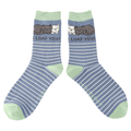 Socks Miss Sparrow Ladies' Bamboo Socks – I Loaf You Denim
