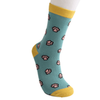 Socks Miss Sparrow Ladies' Bamboo Socks – Jelly Bean Paws Duck Egg
