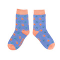 Socks Mr Heron Boys' Bamboo Cat Socks 'Paddy Paws' – Denim, Age 2–3 Years