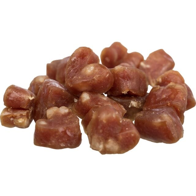 Pile of small brown meat treats from the Trixie PREMIO 24-day Cat Advent Calendar selection
