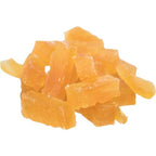 Pile of golden orange cat treat strips from the Trixie PREMIO 24-day Christmas Advent Calendar
