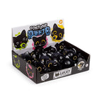 Queasy Squeezies Lucky the Black Cat Fortune Teller Plush display box