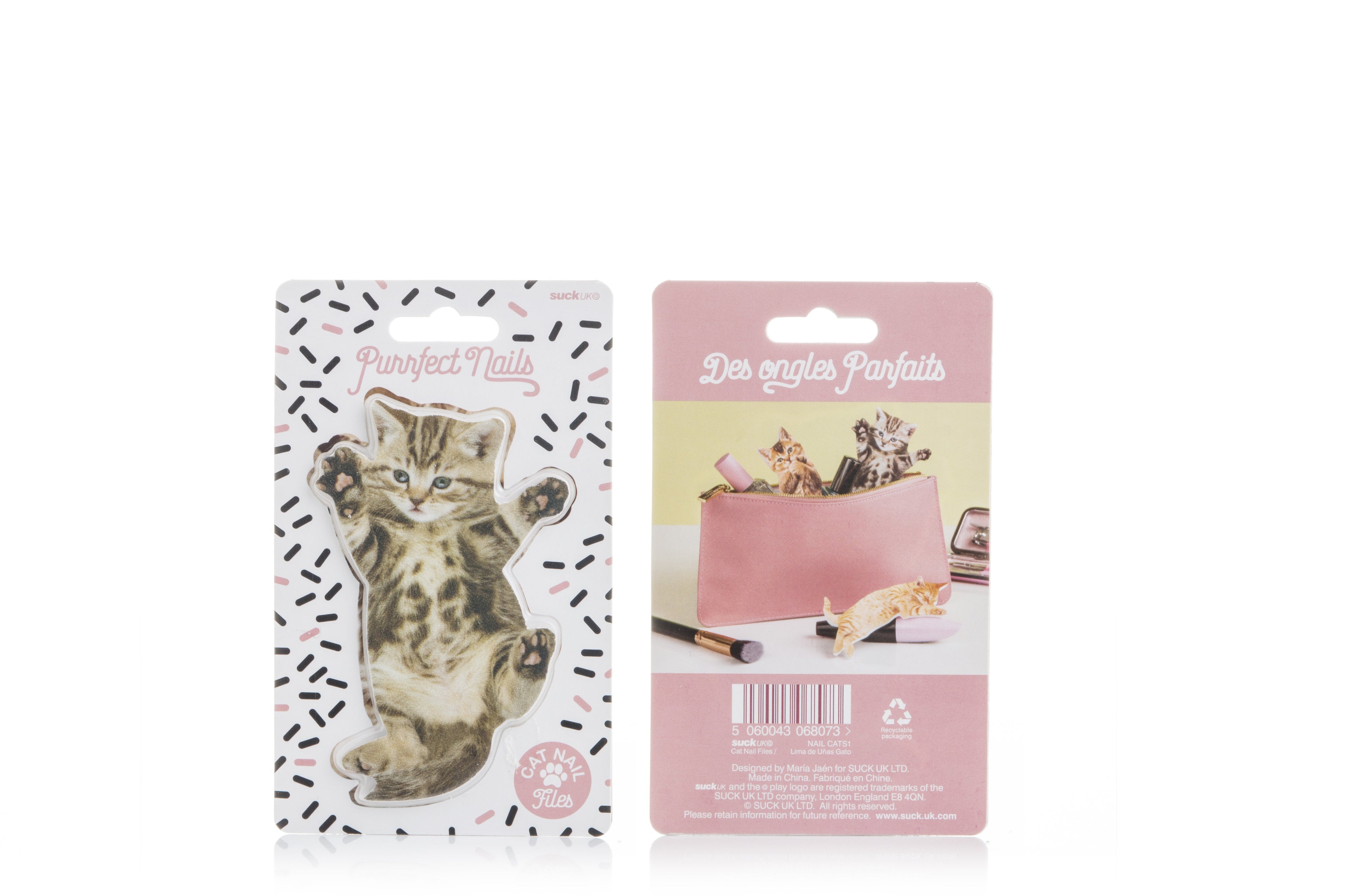 Purrfect Nails Cat Shaped Double Sided Nail File