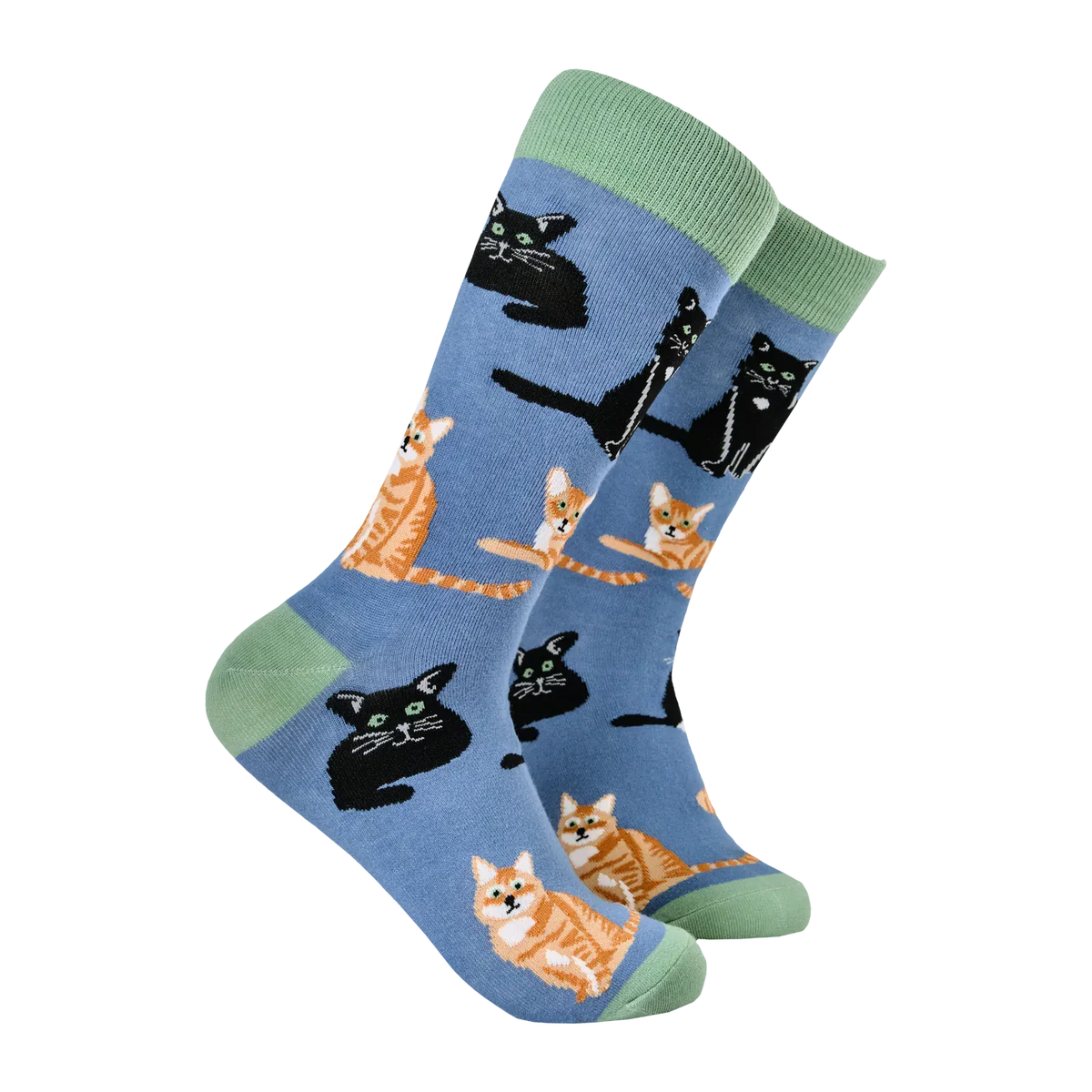 Socktopus Ladies Cat Lover Socks – Denim Blue