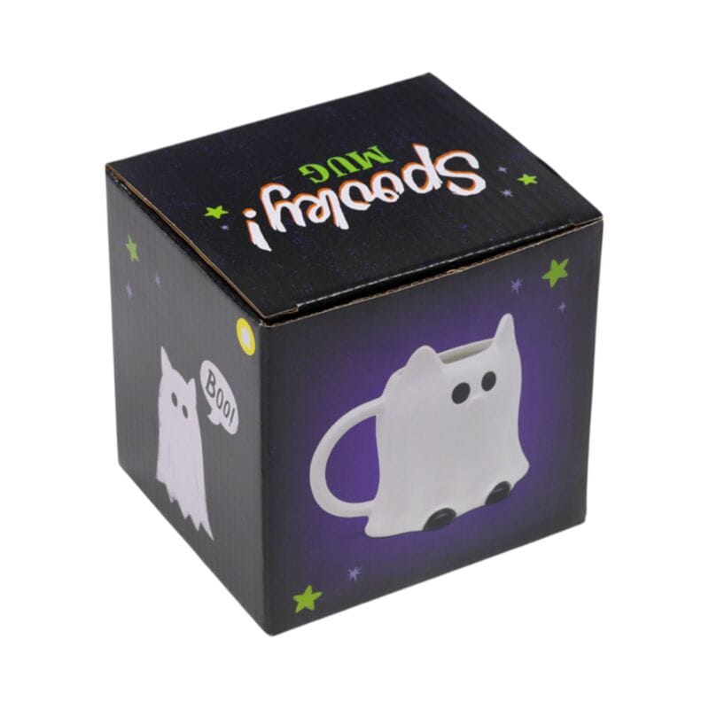 Halloween gift box for Ghost Cat ceramic mug
