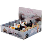 Display of Squeezy Stretchy Cat Stress Reliever Toys in assorted colours