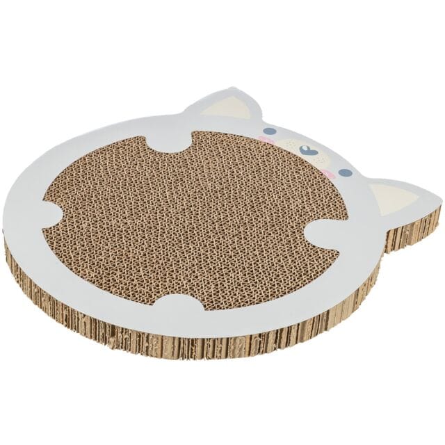 Cat Accessories Trixie Cat Shaped Cardboard Cat Scratcher Board with Catnip 48041