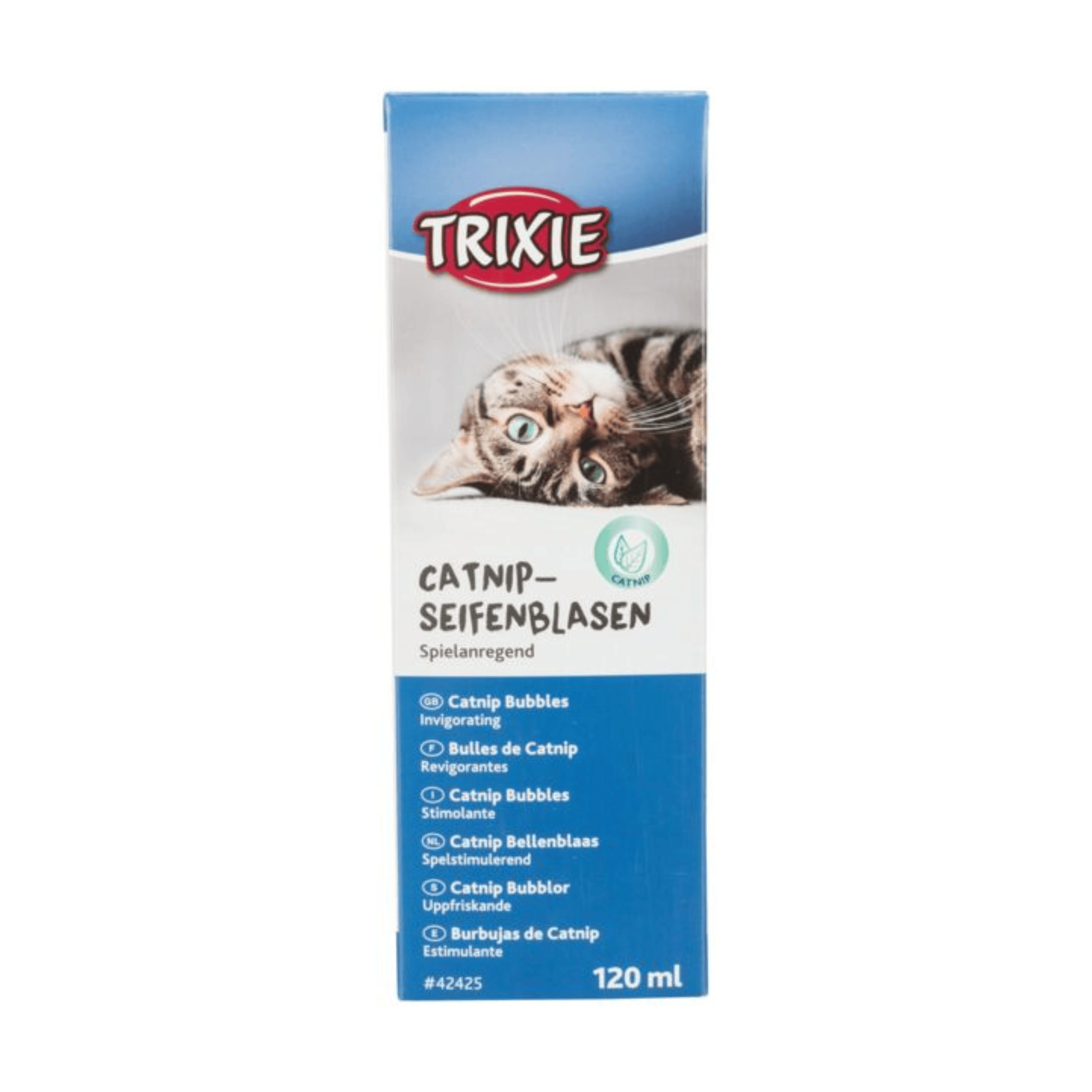 Cat Toys Trixie Catnip Bubbles 120ml – Interactive Cat Bubble Toy with Catnip 42425