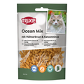 Trixie Ocean Mix Cat Treats with Chicken Breast and Catnip 50g fish-shaped cat snacks pack