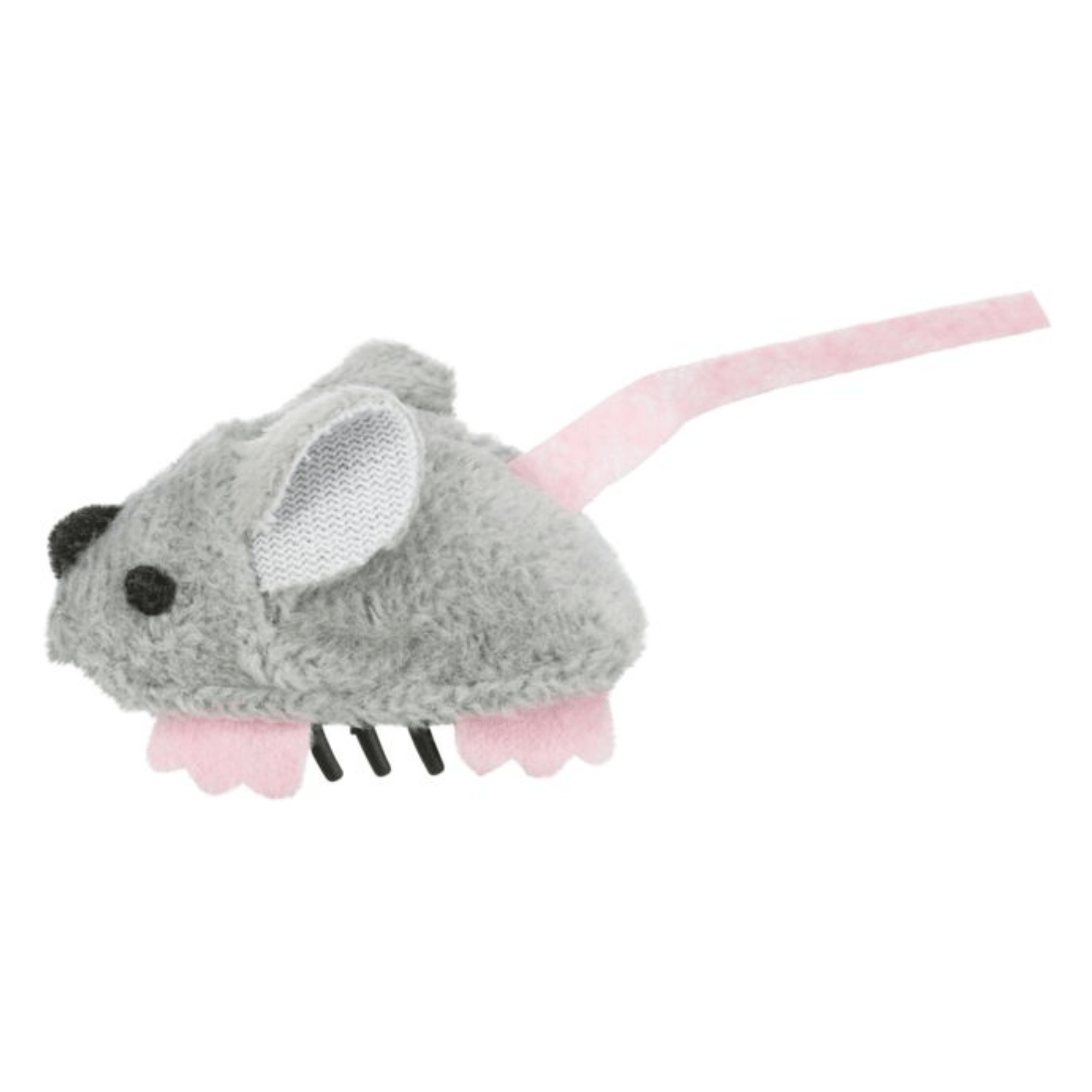 Cat Toys Trixie Running Mouse Battery Operated Plush Cat Toy with Moving Legs 5.5cm 45798