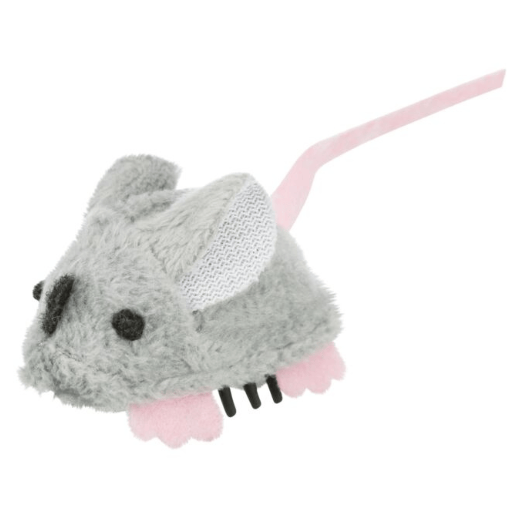 Cat Toys Trixie Running Mouse Battery Operated Plush Cat Toy with Moving Legs 5.5cm 45798