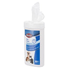 Trixie Aloe Vera Pet Ear Care Gentle Wipes pack of 30 with flip-top dispenser.