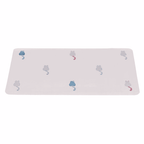Trixie Lilly Cats non slip food and water bowl placemat with blue and pink cat design for cats
