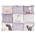 Cat Bed Trixie Patchwork Cuddle Mat Cat Bed with Catnip or Silvervine Pocket – 55 x 45cm