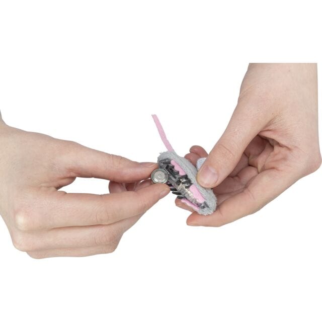 Cat Toys Trixie Running Mouse Battery Operated Plush Cat Toy with Moving Legs 5.5cm 45798