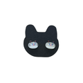 Cat Earrings - White Kitty Face Studs