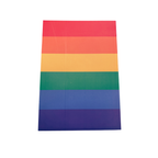 Colourful Rainbow A5 Paperback Notebook Multicoloured Cover and Pages