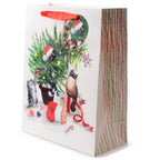 Kim Haskins Christmas Cats Gift Bag - Small