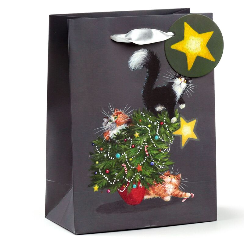 Kim Haskins Christmas Tree Catastrophe Small Gift Bag