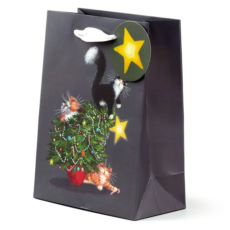 Kim Haskins Christmas Tree Catastrophe Small Gift Bag