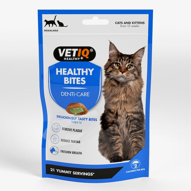 VetIQ Healthy Bites Cat Treats - Denti-Care