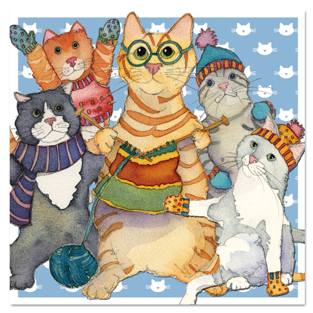 Emma Ball Cat Gang Any Occasion Greetings Card