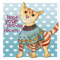 Emma Ball Kitten Pawsome Birthday Card