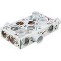 Trixie Paws 'n' Treats interactive cat puzzle assembled with removable treat tubes.