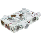 Trixie Paws 'n' Treats interactive cat puzzle assembled with removable treat tubes.