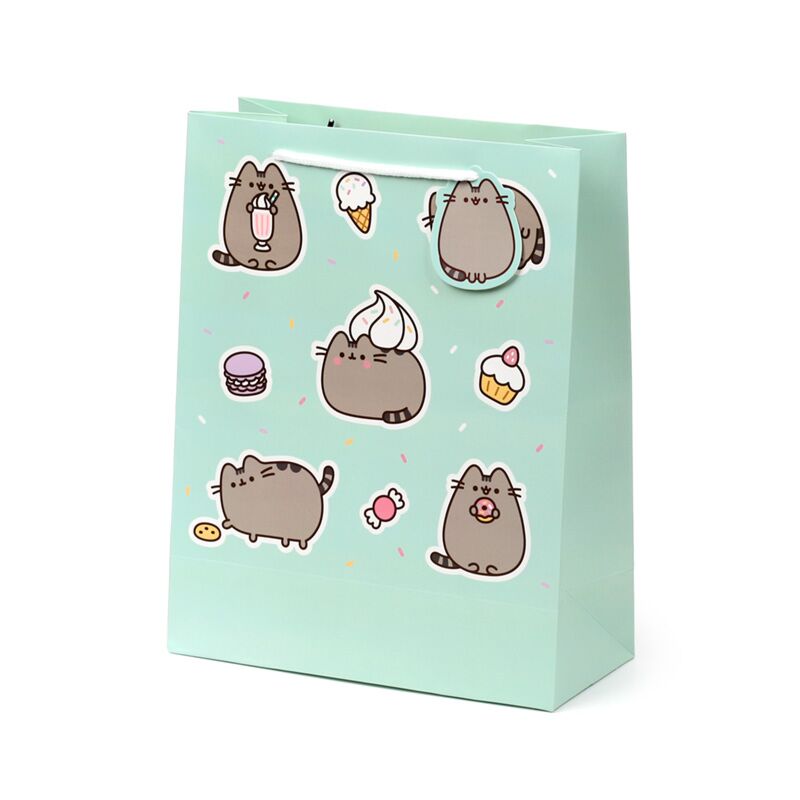 Pusheen the Cat Green Gift Bag - Large