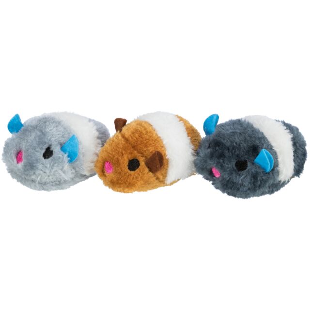 Trixie Pull Cord Wriggle Mouse Plush Cat Activity Toy