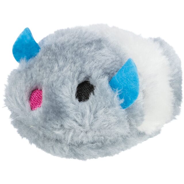 Trixie Pull Cord Wriggle Mouse Plush Cat Activity Toy