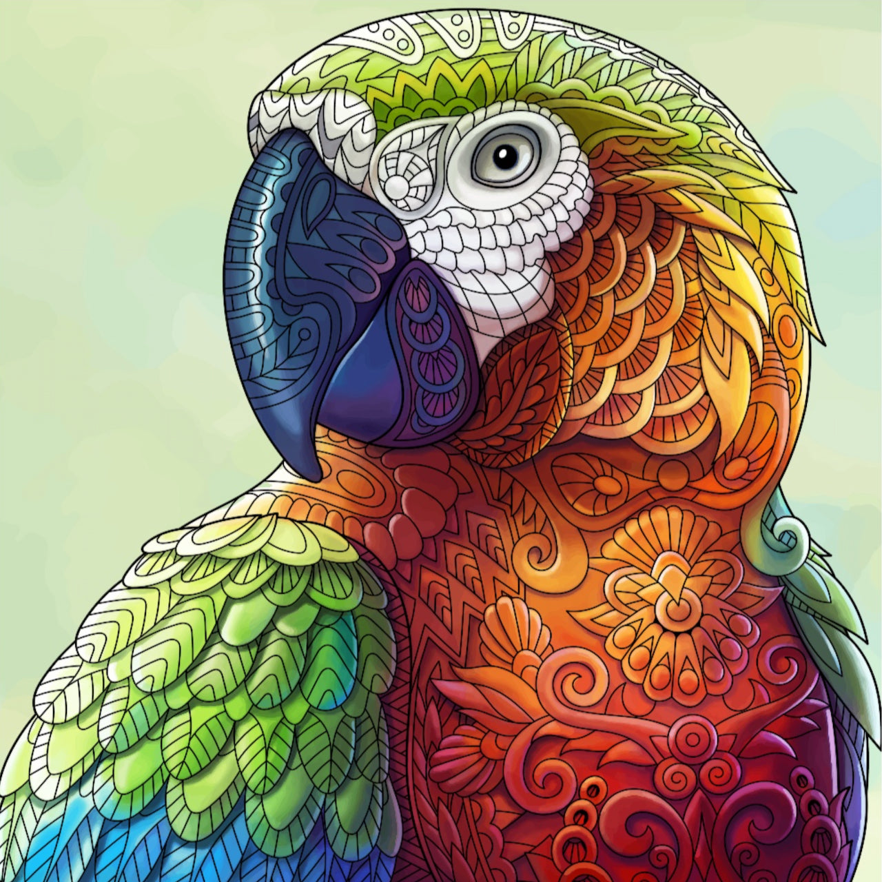 EXCLUSIVE DESIGN! 5D Diamond Art Kit: Parrot