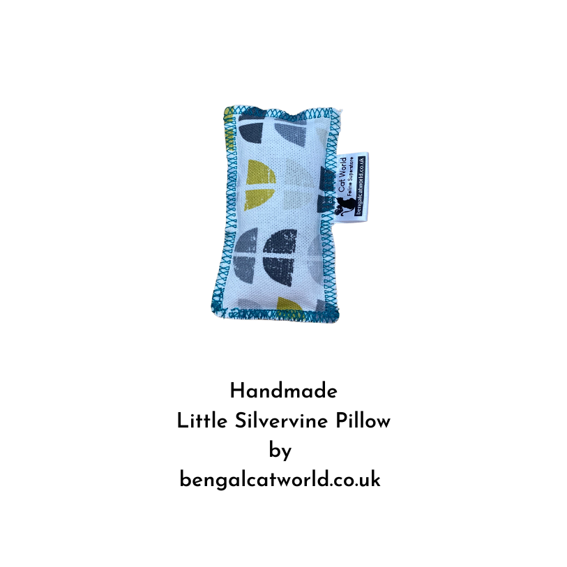 Handmade Premium Silvervine Little Pillow Cat Toy for Cats & Kittens