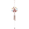 Wind Chime Cat, Flowers & Butterflies Hand Crafted Wind Chime
