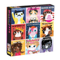 Mudpuppy Music Cats 500 piece jigsaw puzzle box showing nine illustrated musical cats including Freddie Purrcury, Meowdonna and David Meowie.