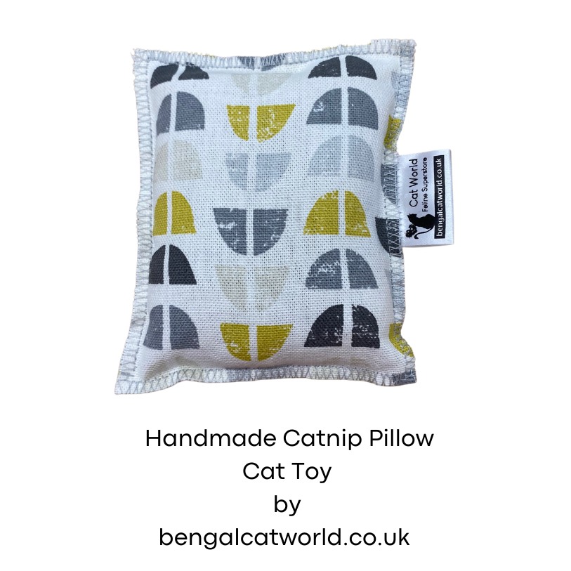 Handmade Premium Organic Catnip Pillow Cat Kitten Toy