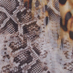 Scarves Miss Sparrow Soft Animal Print Scarf – Brown | Lightweight Ladies Fashion Scarf