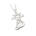 Equilibrium Filigree Cat Necklace