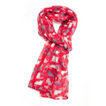 Miss Sparrow Soft Kitty Cat Scarf in Red – Stylish Cat Lover Gift