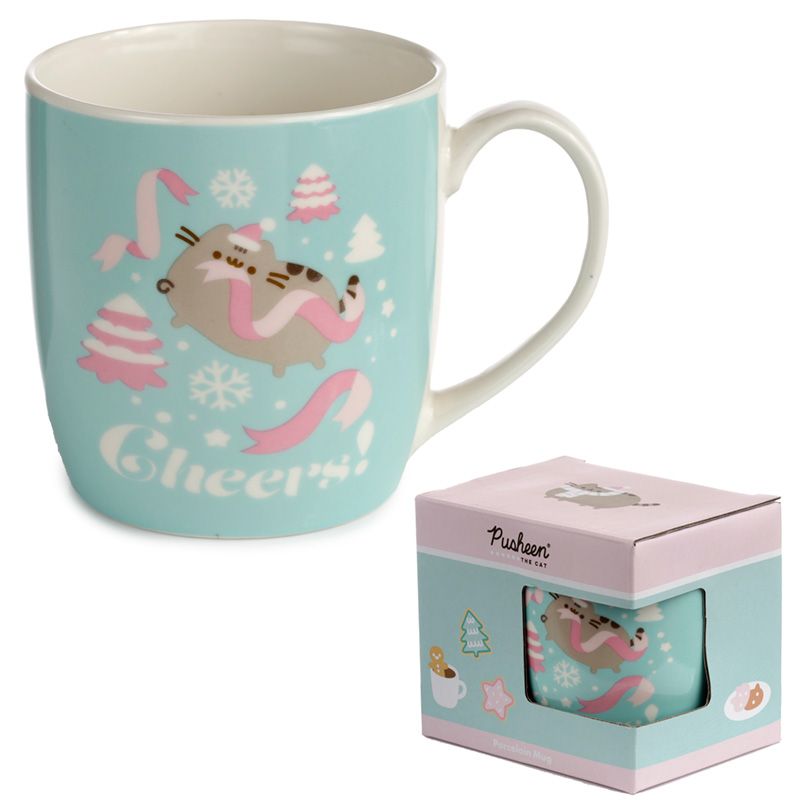 Pusheen the Cat Charming Christmas Porcelain Mug